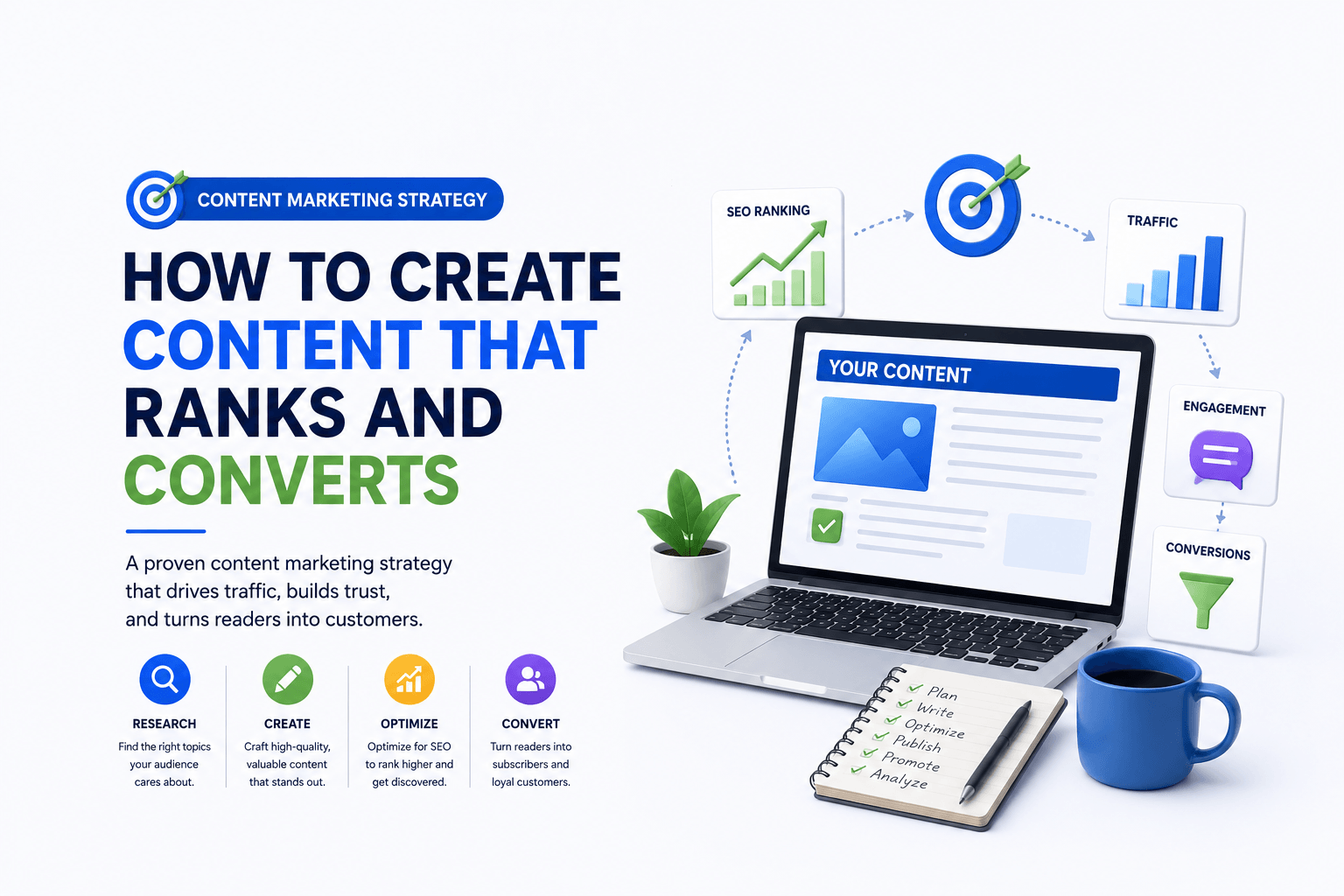 Content Marketing Strategy: How to Create Content That Ranks and Converts Content Marketing