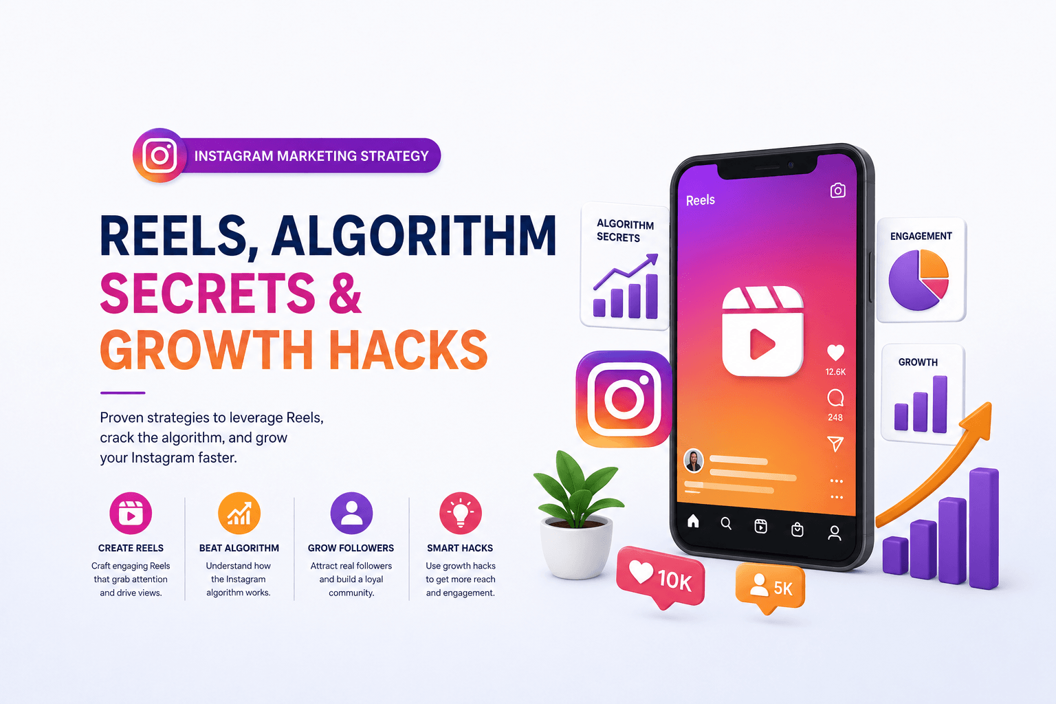 Instagram Marketing Strategy: Reels, Algorithm Secrets & Growth Hacks Instagram Marketing Strategy