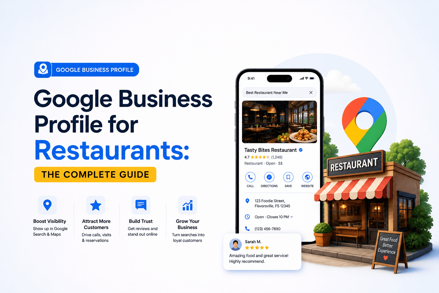 google business profile for restaurants
