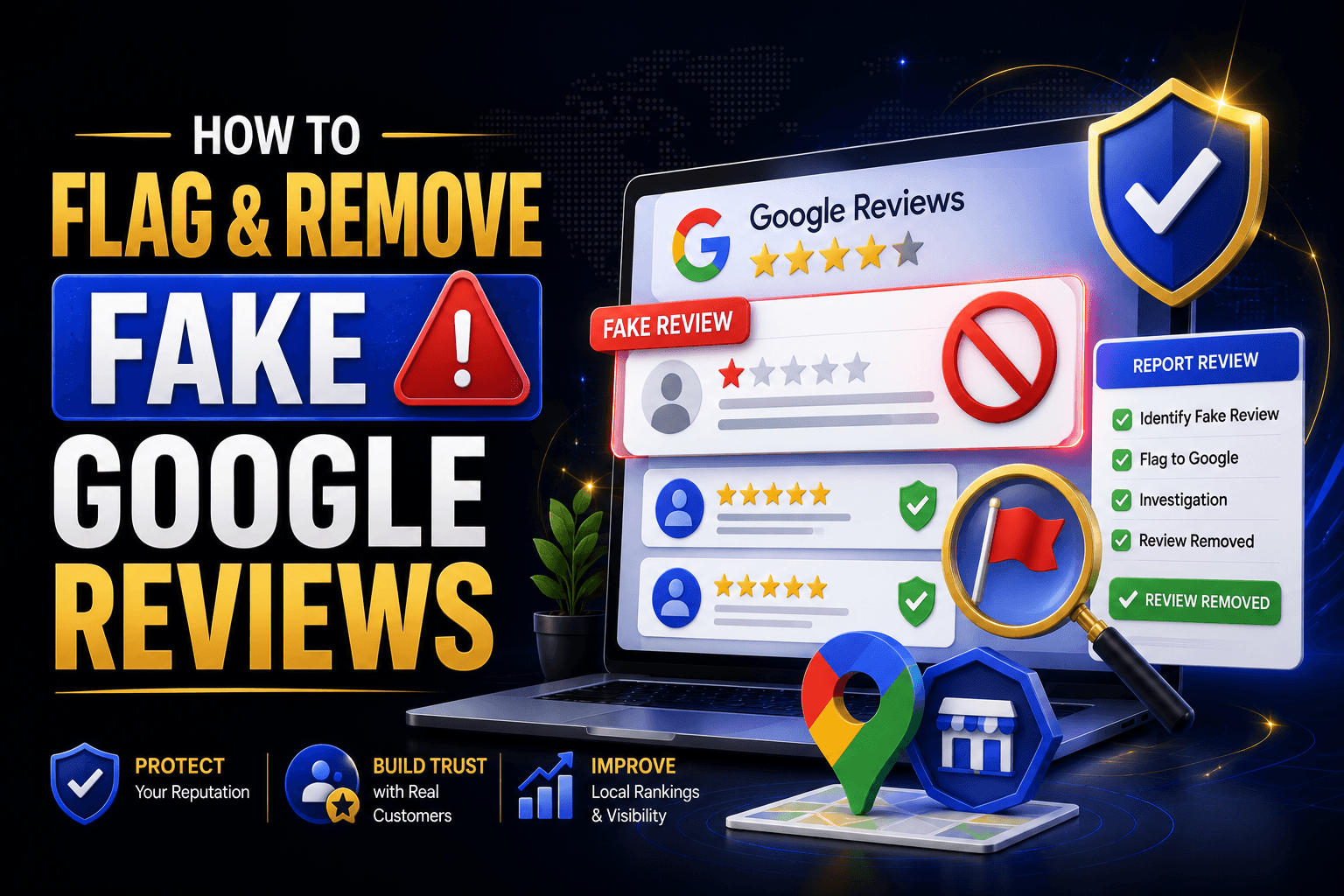 remove fake google reviews